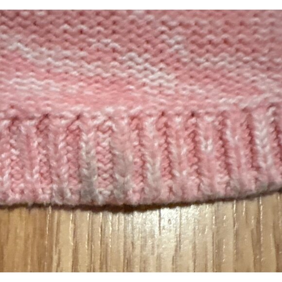 Croft & Barrow Sweater Pink Womens Cable Knit Cowl Neck Size Medium - Picture 8 of 9